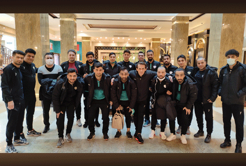 تیم لیگ برتری فوتسال در هتل پارس مشهد