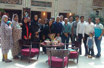 برگزاری مراسم جشن تولد احسان باقری میهمان هتل پارس مشهد